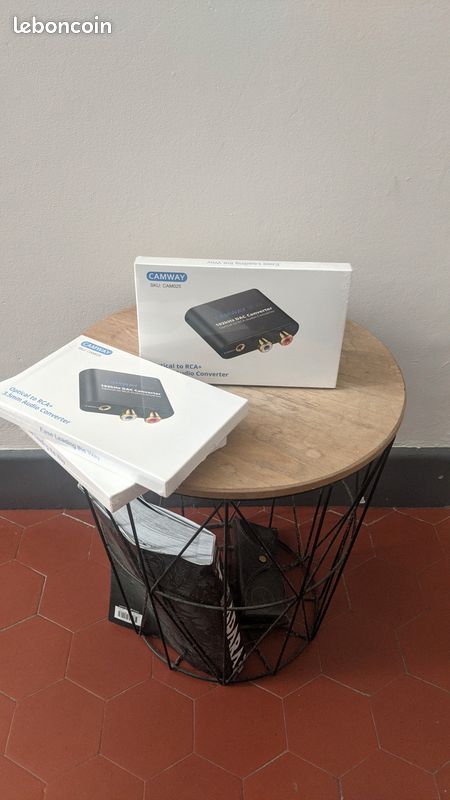Neoteck Convertisseur DAC 192 kHz de 2,1 m - Câble optique vers RCA