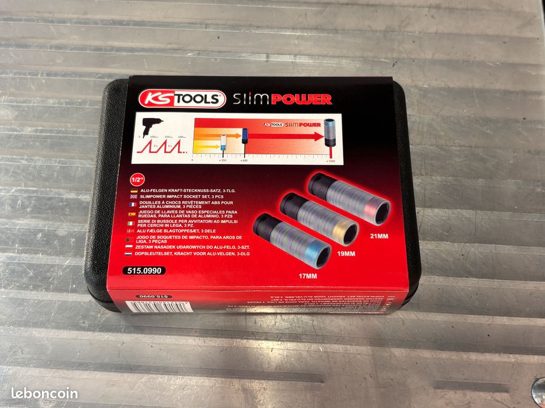 Coffret De Douilles à Chocs 1/2 Pour Jantes Aluminium – KS TOOLS