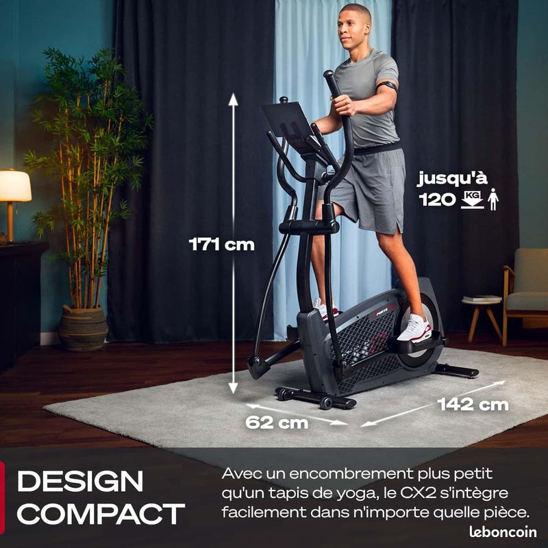 Vélo Elliptique CX2 SPORTSTECH Sport Plein air