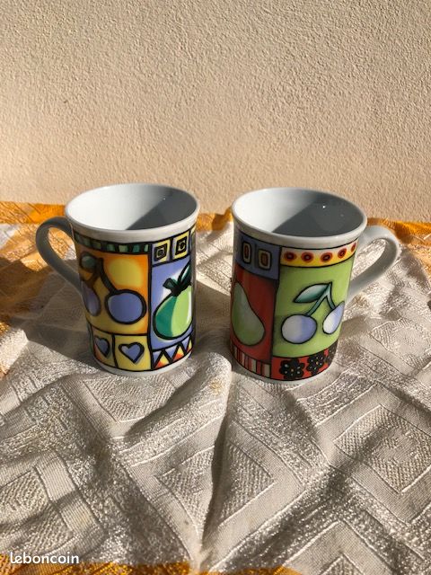 2 mugs porcelaine (image 2)
