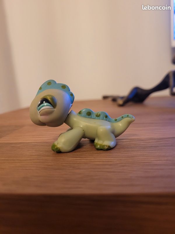 Littlest PetShop Iguane Vert Yeux Trefles N°499 Pet Shop (image 2)