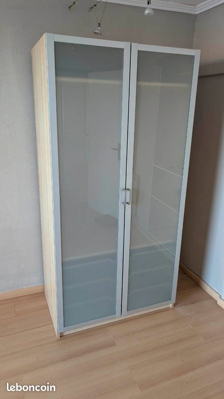 2 armoires dressing IKEA PAX - 236 cm blanches (D'occasion) à Pully
