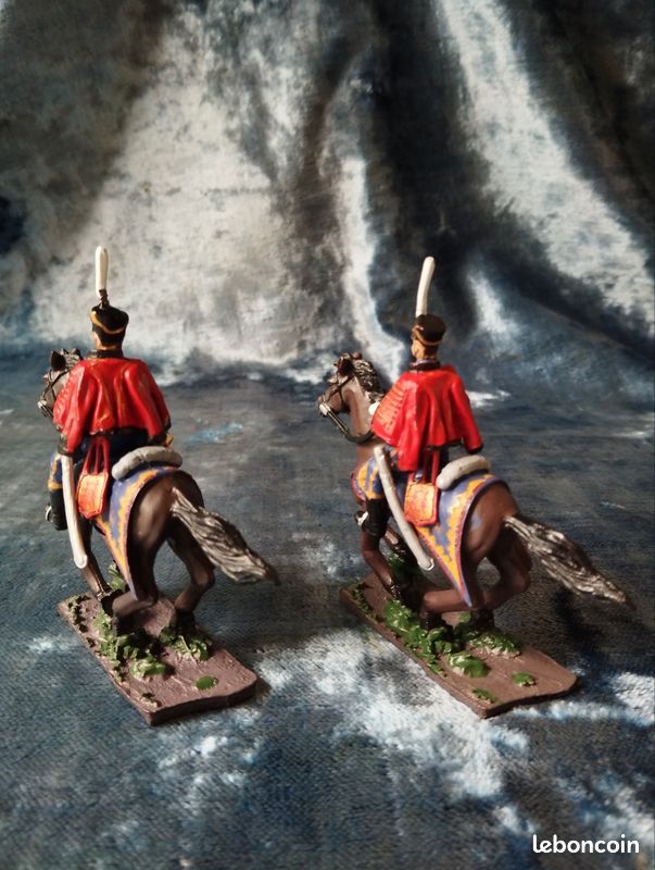 Quiralu Cofalu Aludo Ensemble D'1 Cavalier Et De 4 Tirailleurs a La
