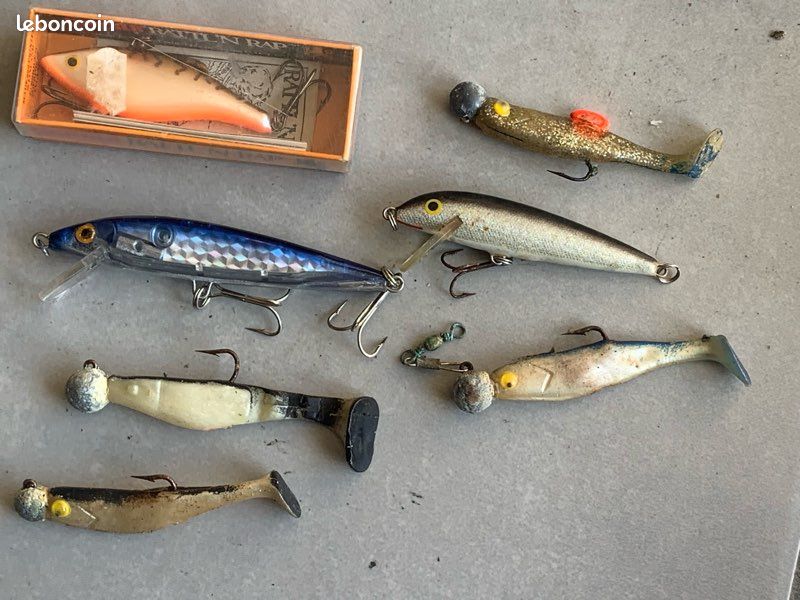 vintage Lure de pêche Rapala Finlande Appât Tackle Fat Rap