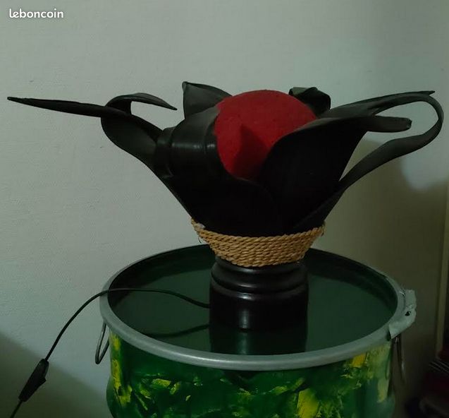 Lampe d'ambiance à poser en bois exotique (image 2)