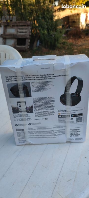 Superbe casque bluetooth Sony MDR XB950B1 Extra bass neuf encore sous blister (image 4)