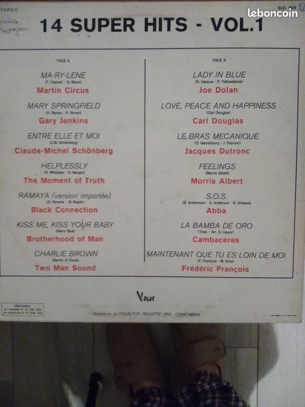 14 super Vogue: 33 tours (image 2)