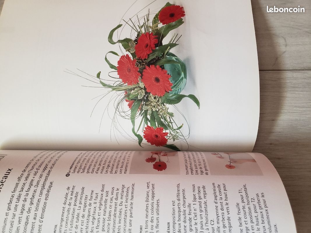 Vases et livre Art du bouquet de fleurs (image 7)