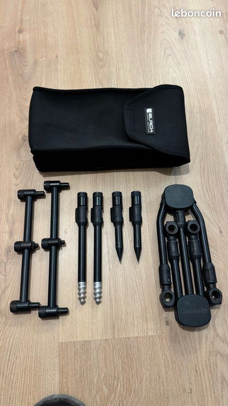 Rod Pod Fox Black Label QR 3 cannes (Kit Complet) (image 3)