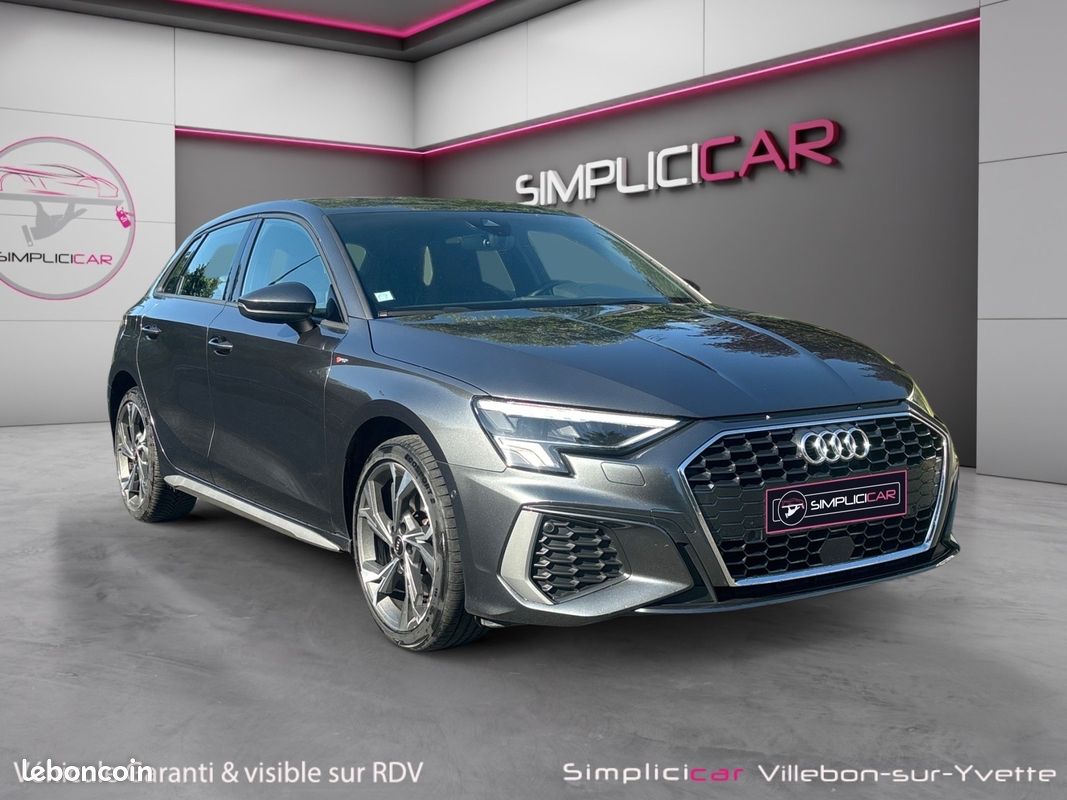 AUDI A3 Sportback 40 TFSIe 204 S tronic 6 S Line CarPlay Caméra de recul Entretient Audi Origine France Garantie 12mois (image 1)