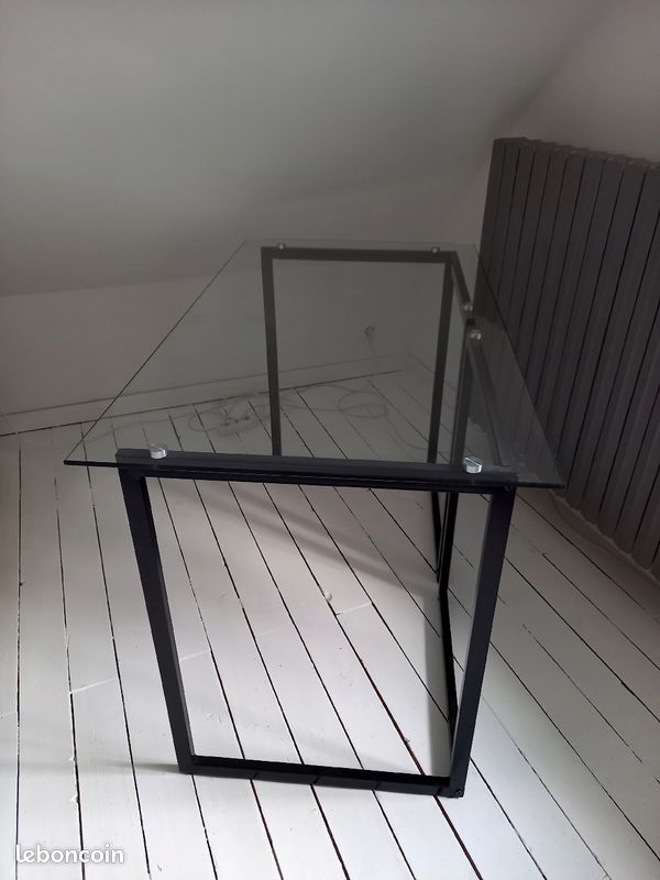 Bureau dessus verre (image 4)