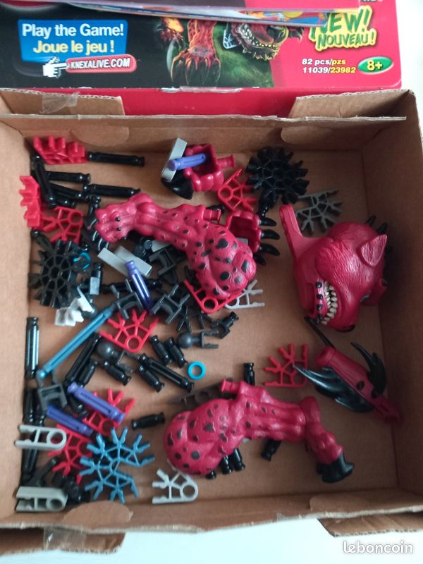 Jeu de construction rétro K'NEX Alive - Shredding Manticore (Réf 11039) - 100% Complet avec Boîte et Notice Tbe (image 17)