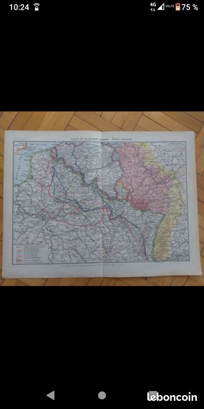 Carte la grande guerre front français planisphère Larousse (image 1)