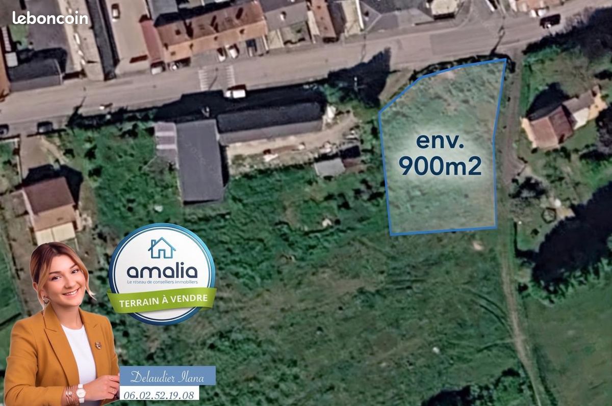 Terrain 900 m² Cambrai · 75 000 €