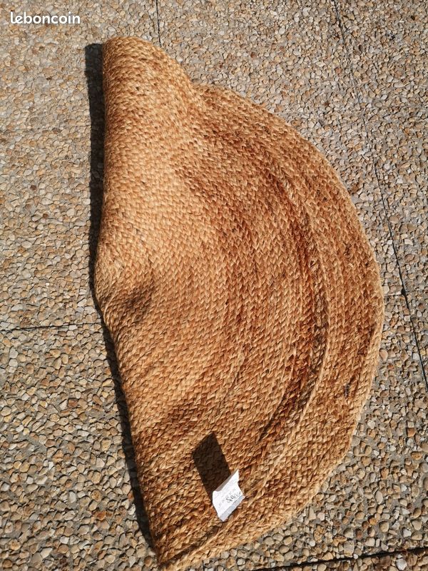 Tapis 100% jute, diamètre 90cm (image 3)