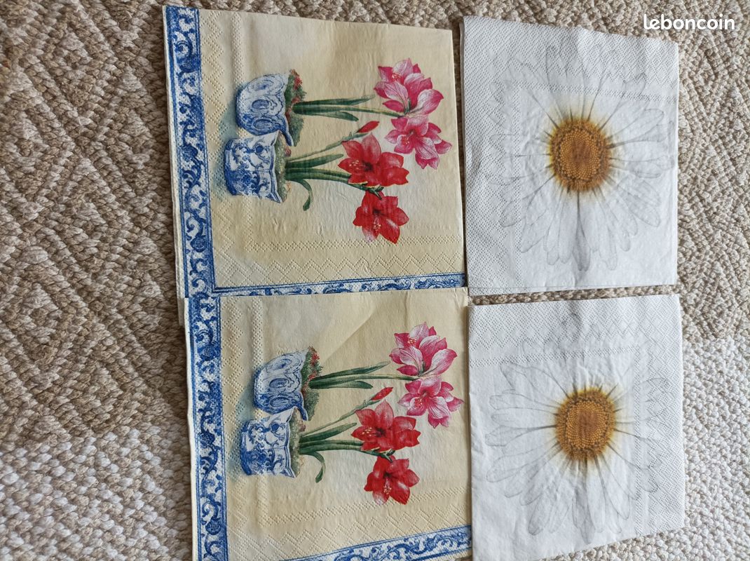 Lot de 12 Serviettes de Table - Linge de maison