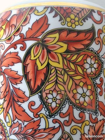 Lampe Berger Décor Fleurs Pillivuyt Paris - En Porcelaine, Diffuseur D'huiles Essentielles - Occasion
