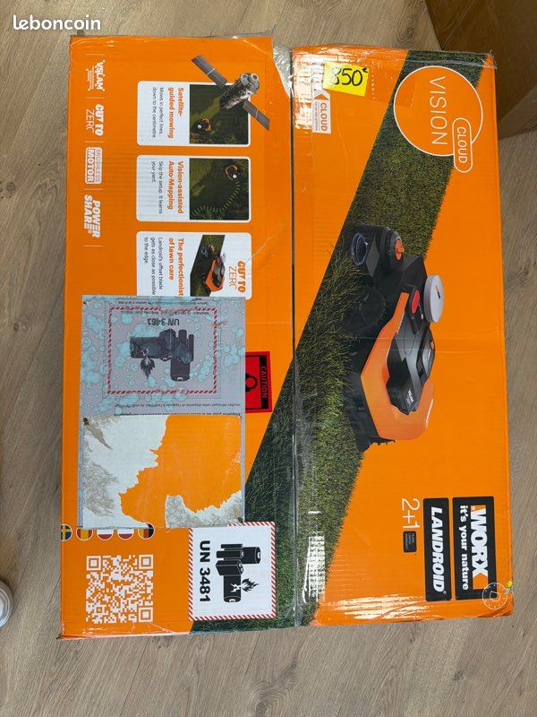 Robot tondeuse Worx Landroid Vision M800 WR208E – Neuf (image 1)