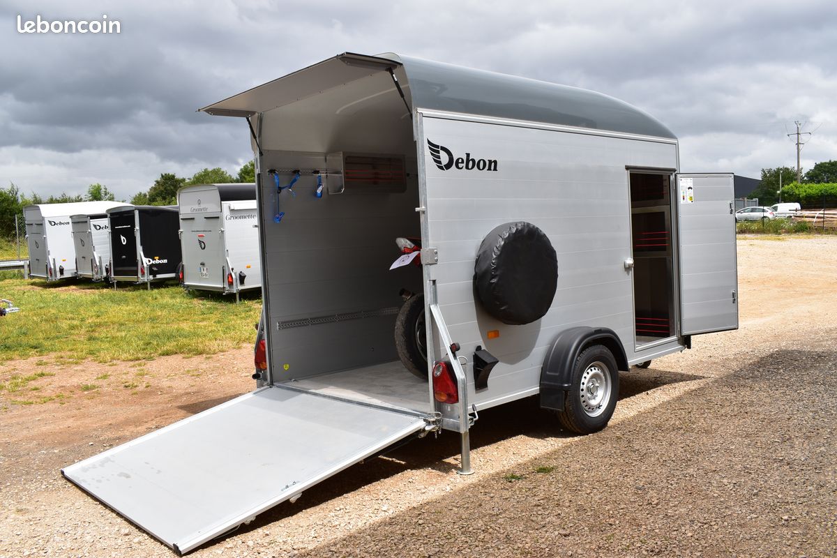 Remorque fourgon Debon Roadster 400 aluminium grise - aménagement possible (image 2)
