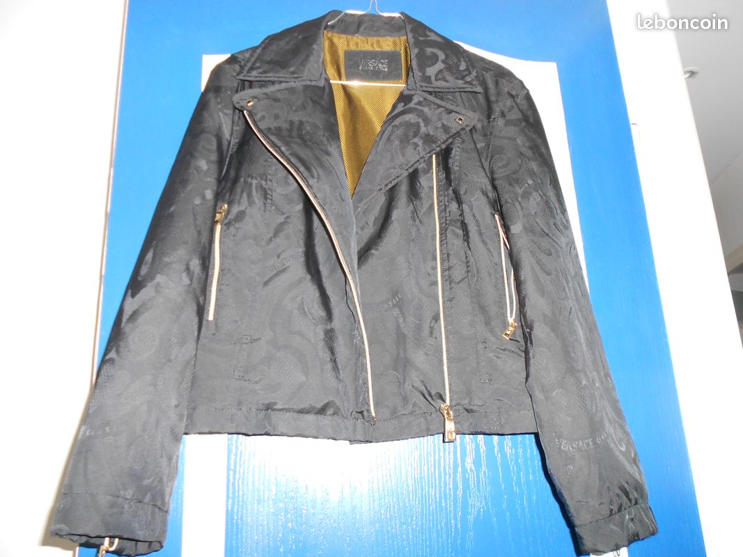 Blouson VERSACE noir femme (image 1)