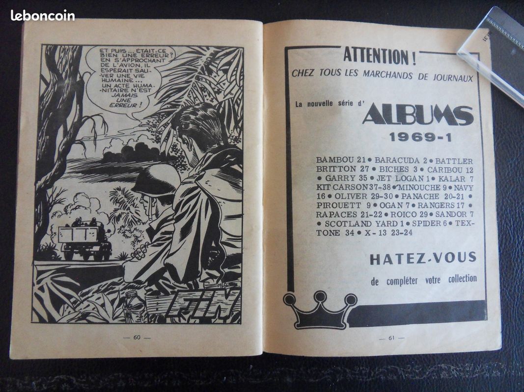 BD Petit format : "Garry n°253" (1969 - ABE) (image 6)