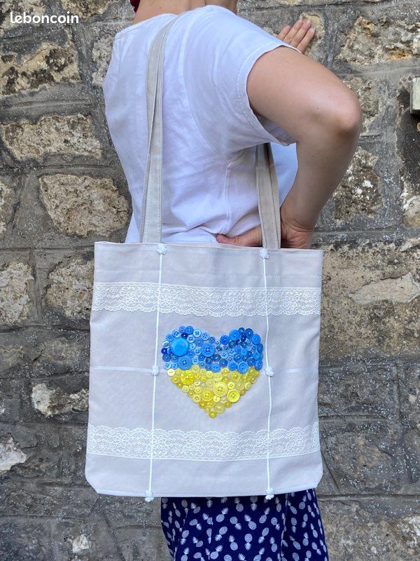 Sac shopping fait à la main (image 2)
