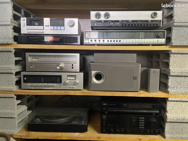 Ampli-tuner Vintage Brandt AT 2271 - Révisé Par Pro - 22W - Gris