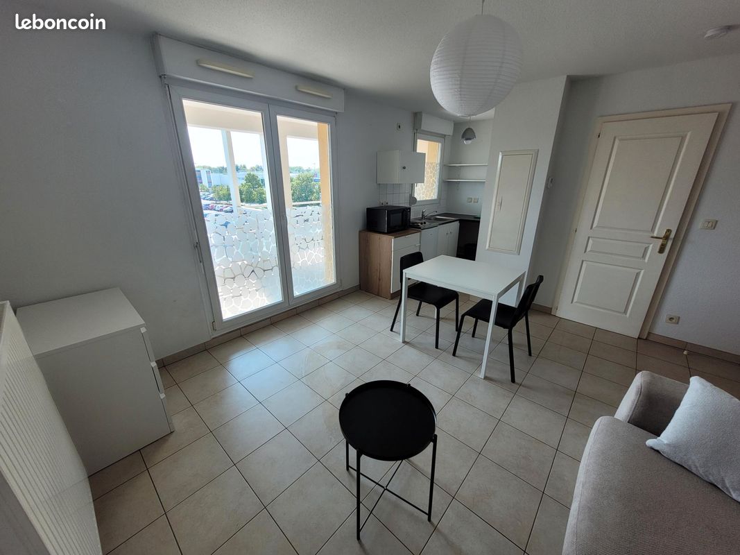 À louer – Studio meublé de 20 m² avec balcon – Illkirch-Graffenstaden (image 3)