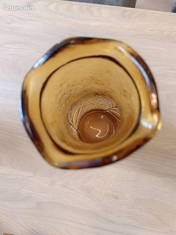 Vase vintage en verre d'Empoli (image 4)