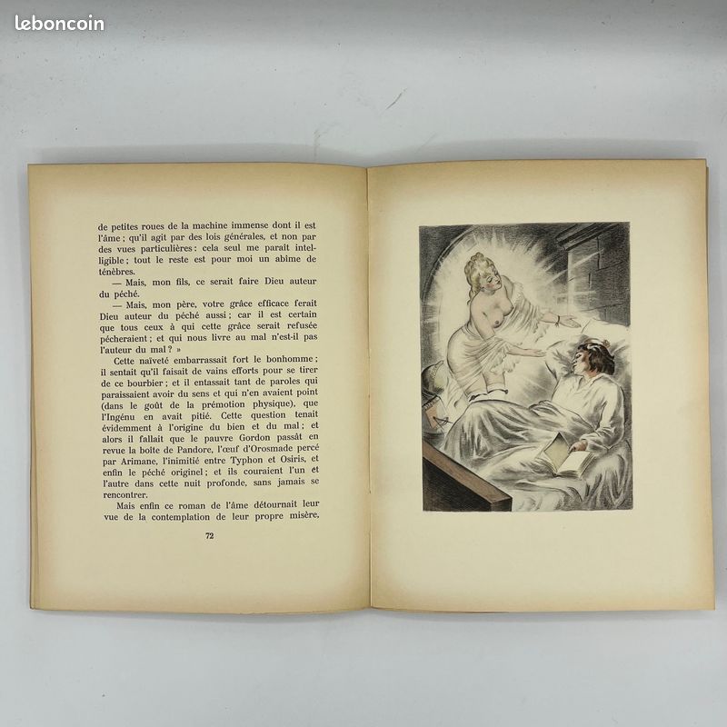 VOLTAIRE – L’ingénu, rare exemplaire original, ex num. 2223/2500, 1934, broché, souple et non coupé (image 7)