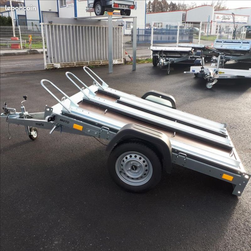 Remorque PORTE MOTO 500/750 kg 1, 2 et 3 RAILS 16 (image 3)