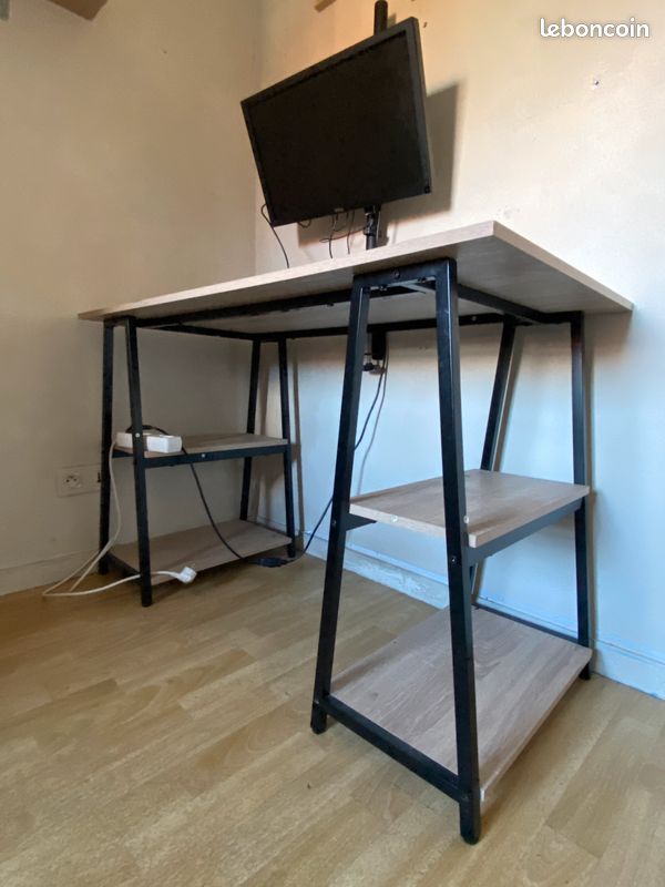 Bureau marron en bois BUT (image 1)