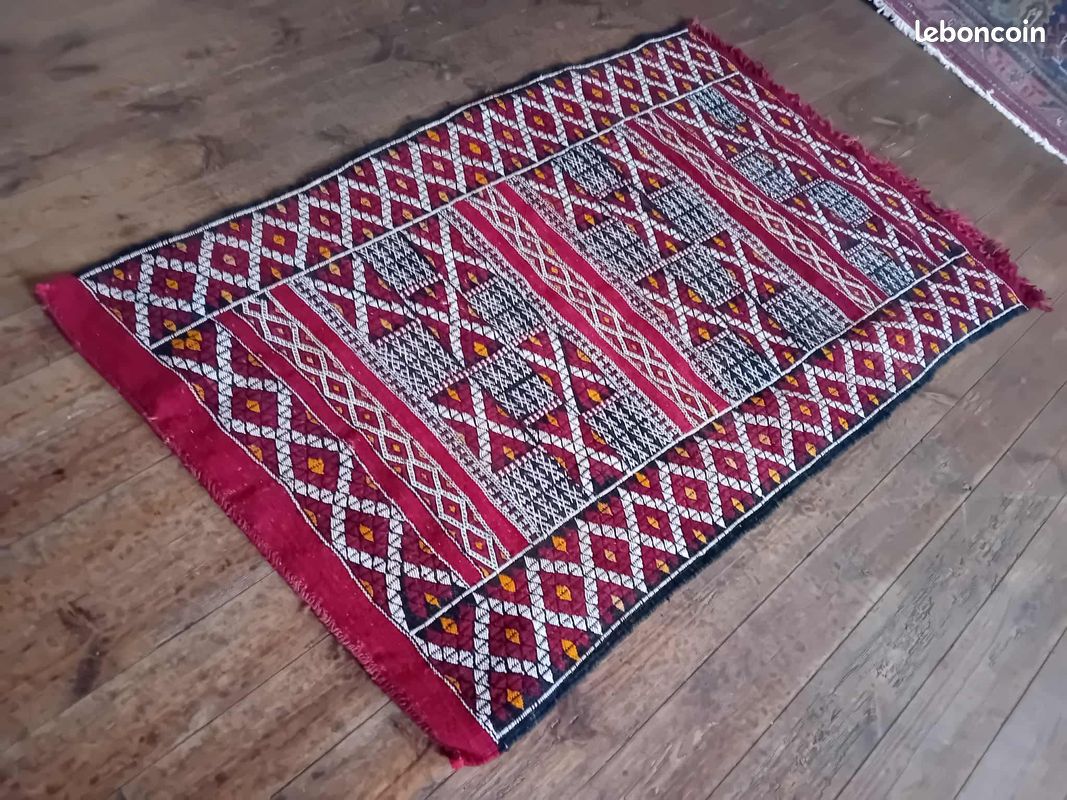Kilim berbère kairouan fait main 196x110cm | Selency