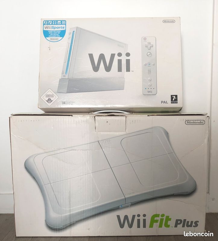 NINTENDO WII avec jeux et balance Wii Fit Plus (image 1)