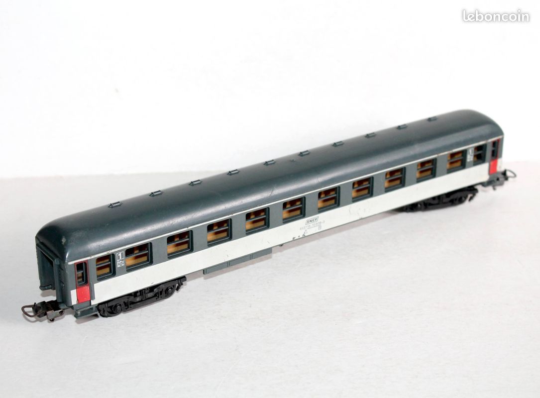 Voiture SNCF Grandes Lignes Eurofima 2e Classe - Modèle Réduit Lima 1:87 (HO) - Occasion, Bon état