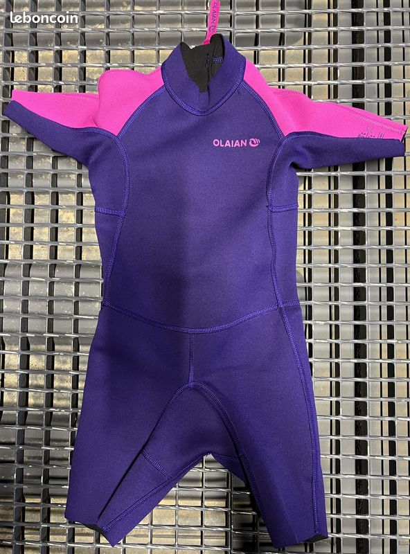 OLAIAN - Combinaison Surf Shorty 100 Néoprène 1,5mm - Enfant 4-6 ans (image 1)