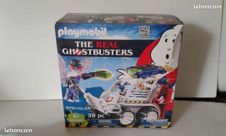 Boîte Playmobil 9386 la voiturette de Splengler et 2 personnages Ghostbusters supplémentaires (image 1)