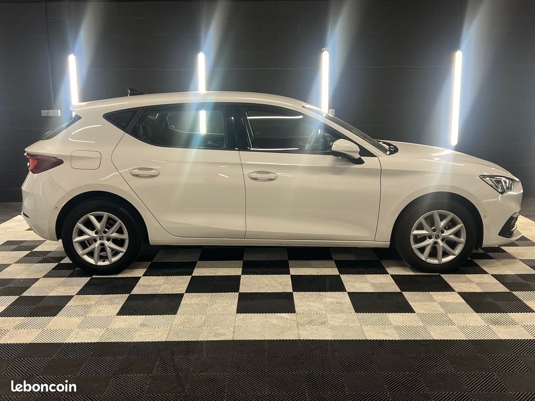 SEAT LEON 2.0 TDI 115ch STYLE BVM6 01/2021 76000 kms 1ERE MAIN / CAMERA / CARPLAY / HISTORIQUE LIMPIDE (image 4)