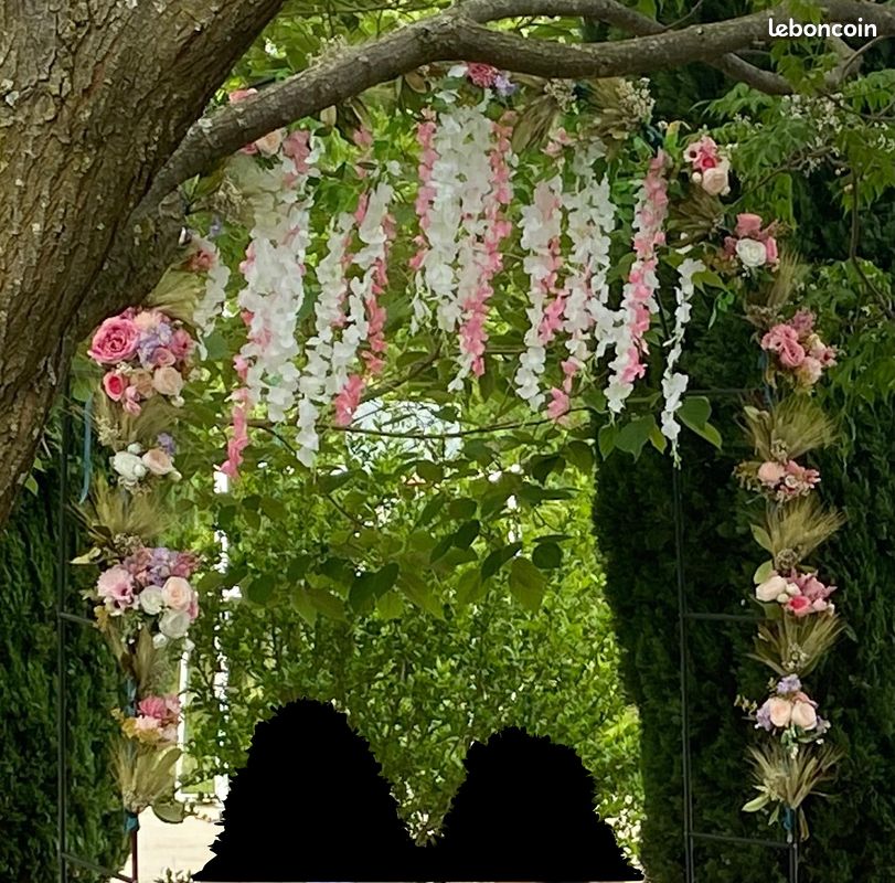 Bouquets et guirlandes de fleurs artificielles pour mariage, fête... (image 10)