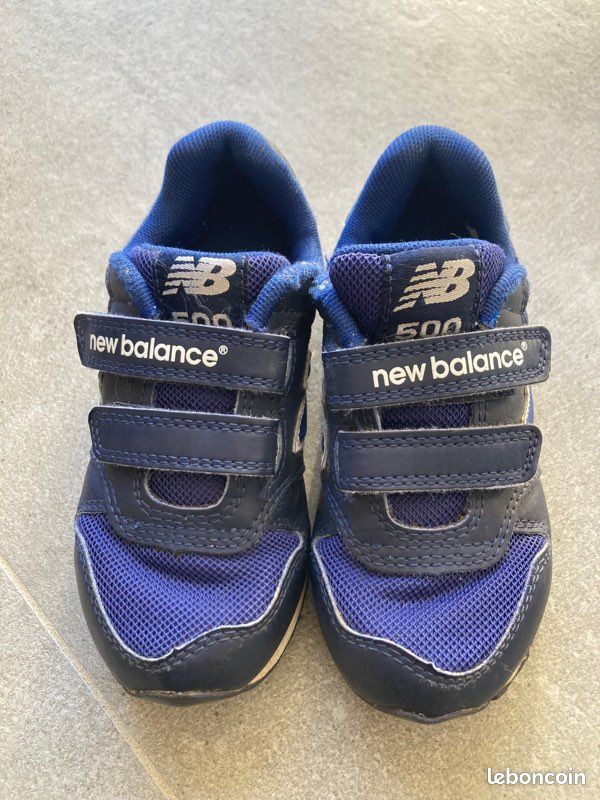Baskets New Balance 500 enfant bleu pointure 28 Chaussures