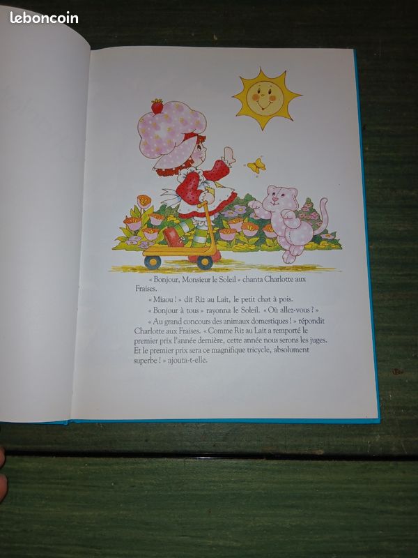 Livre Vintage Charlotte aux Fraises (1984) - Le Grand Concours des Animaux (image 2)
