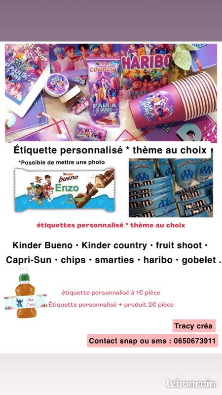 Étiquette personnalisé (image 2)