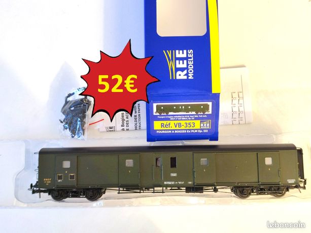 REE VB-336, Fourgon DEV-52, SNCF Sud-Est, époque III - TRAINS LAG