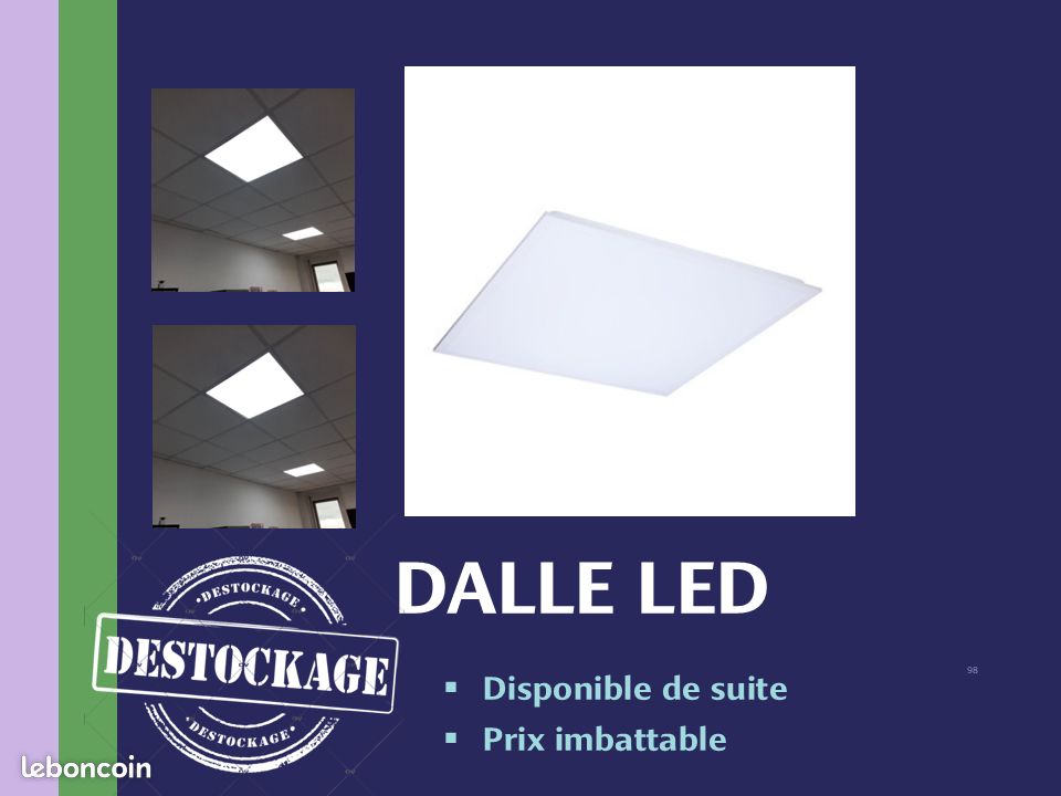 Dalle LED 60x60cm Confort Lumineux (image 1)