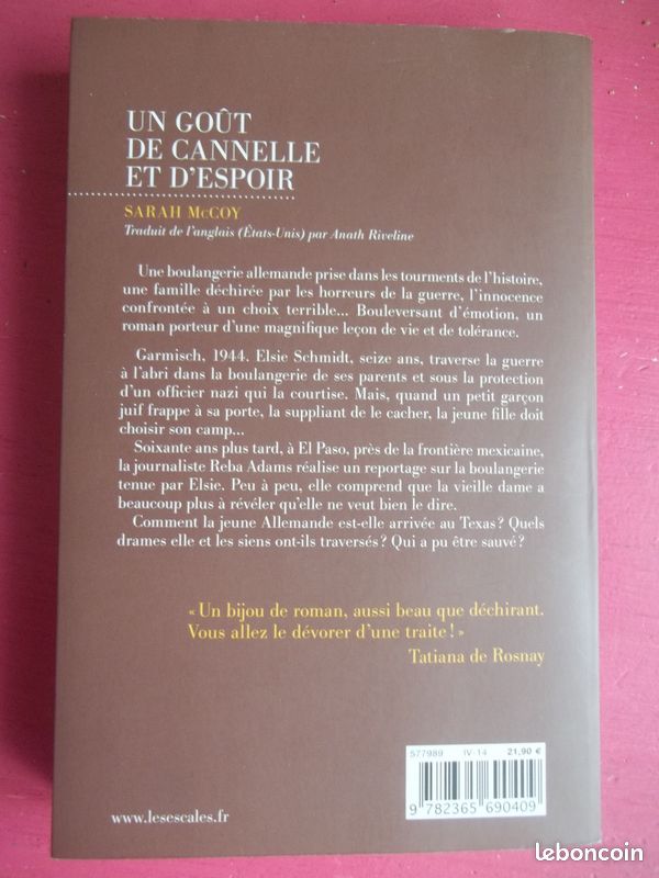 Un goût de cannelle et d'espoir - Sarah McCoy (image 2)