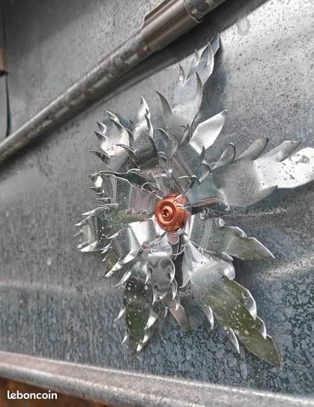 Pot De Fleurs En Zinc Vieilli 9 Cm[H3482] - Jardin