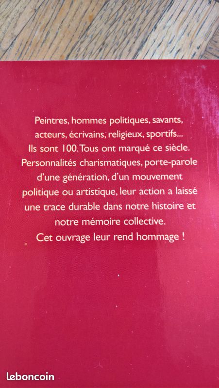 100 PERSONNAGES DU XXe SIECLES - PERTH60AU (image 2)