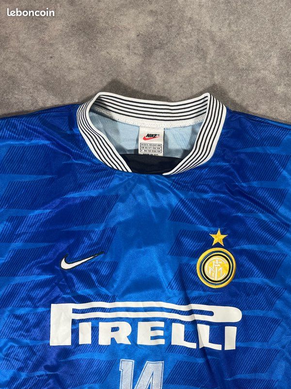 Nike Maillot d'Entraînement Dri-FIT T90 Energy Jersey - Bleu/Blanc Manches Longues
