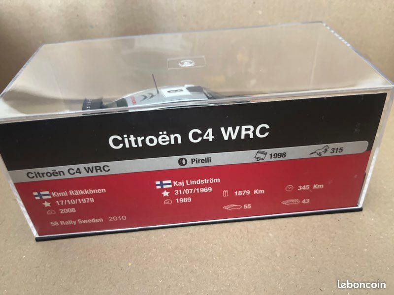 Citroën c4 wrc Suède 1:43 (image 5)
