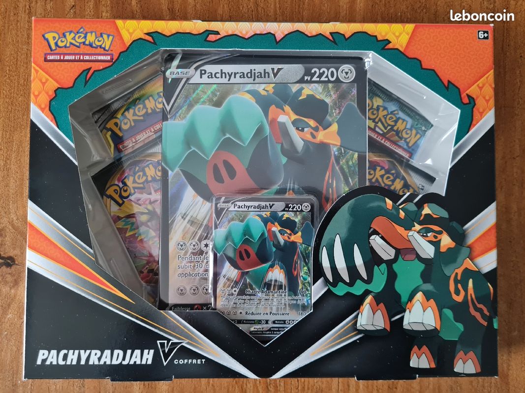 Pokemon coffret pachyradjah v de 2020 neuf encore scellé officiel (image 1)